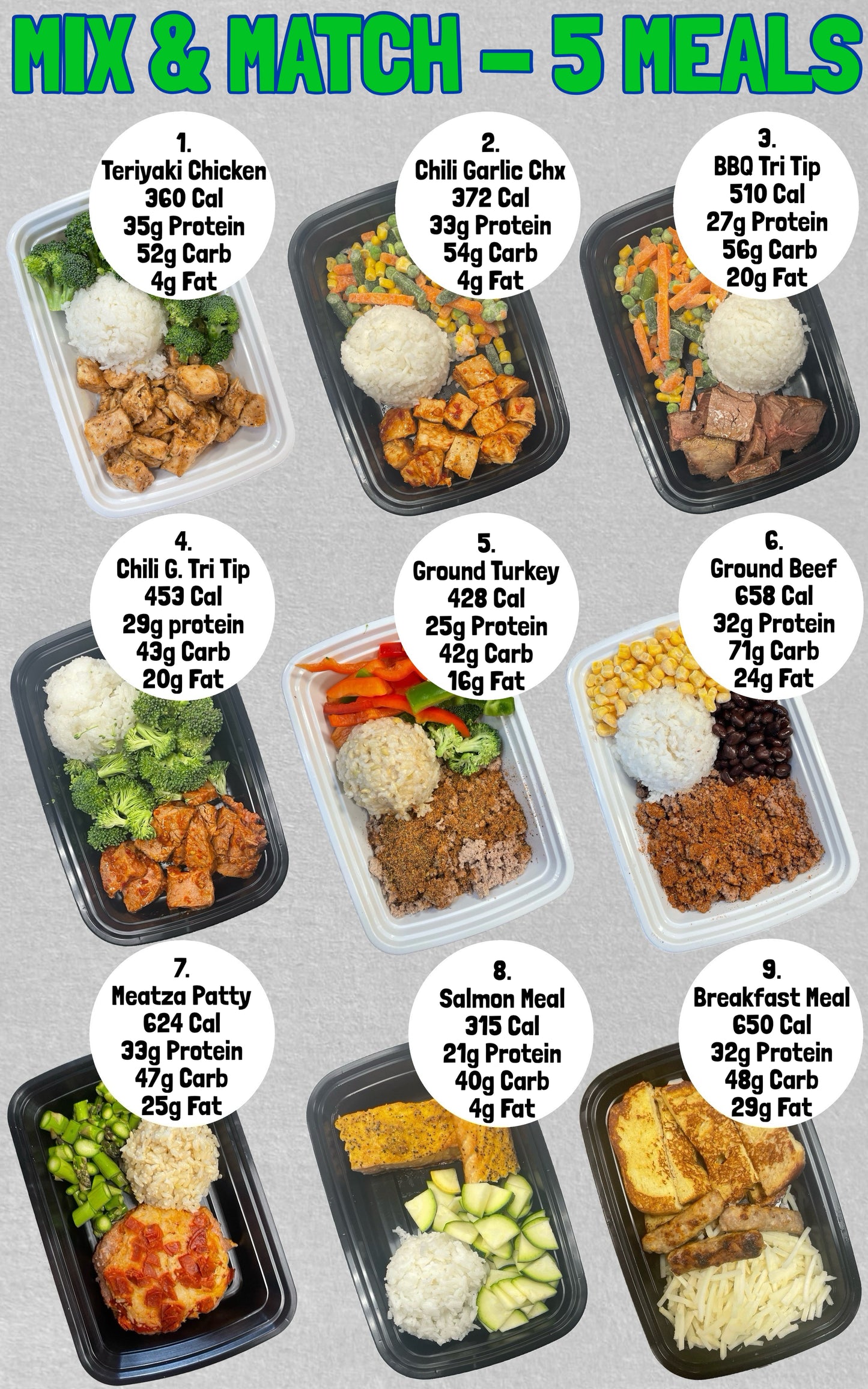 Mix & Match - 5 Meals