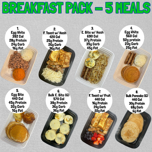 Breakfast Pack - 5 Meals