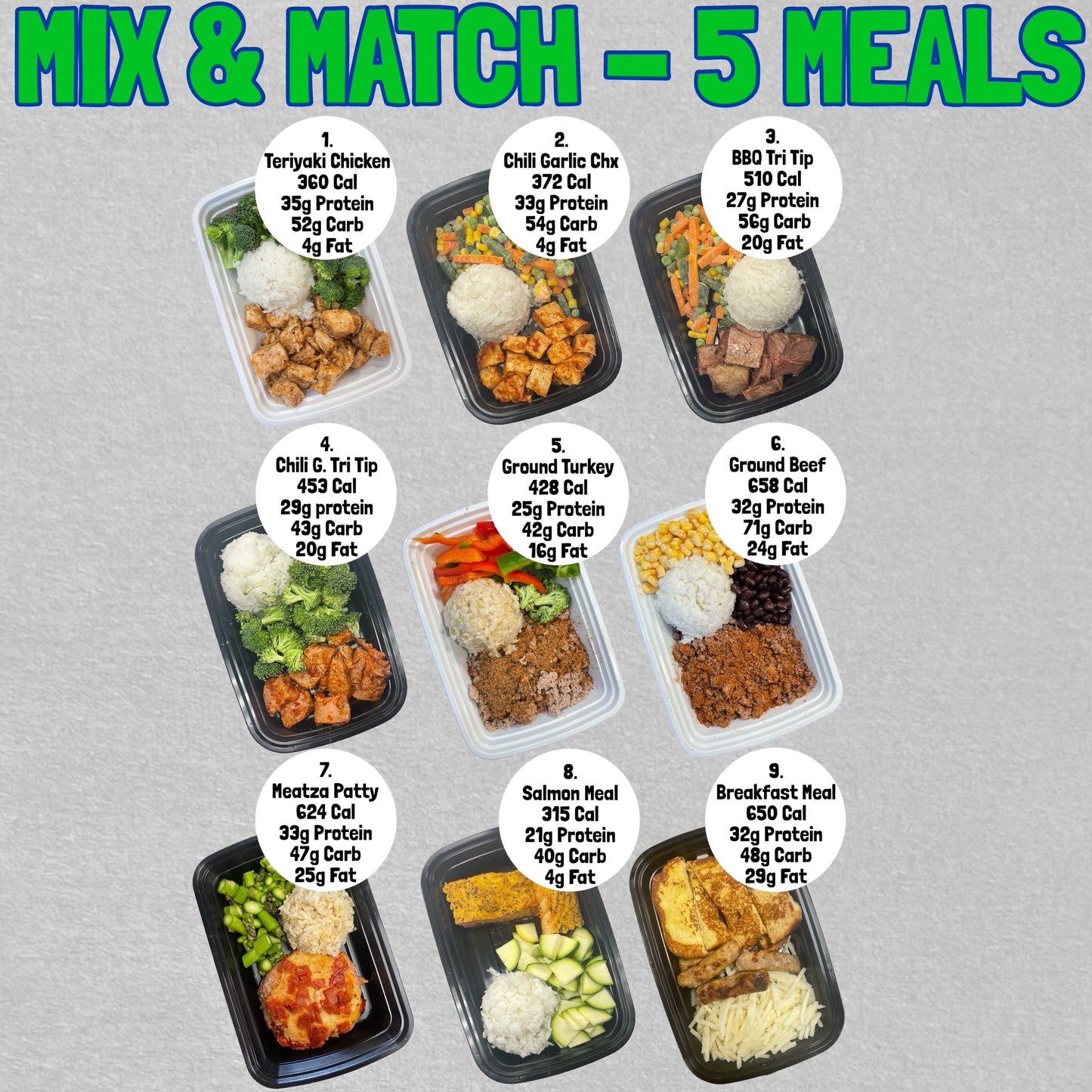 Mix & Match - 5 Meals