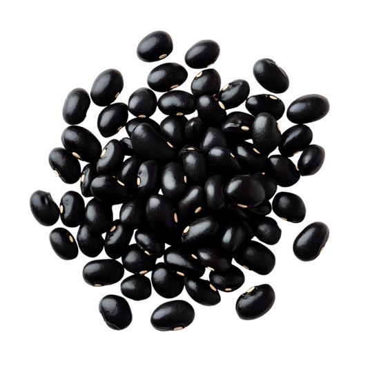 Pile of black beans